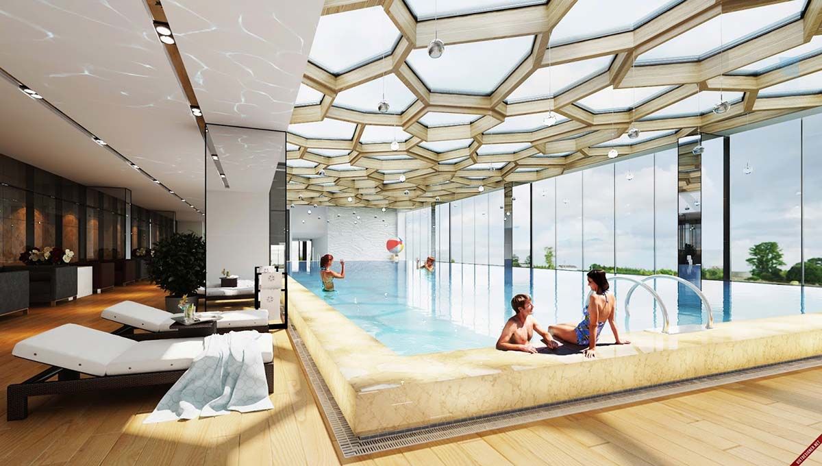 Tiện ích bể bơi Sun Tây Hồ View